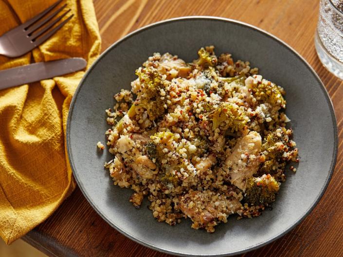 Take chicken, quinoa and broccoli and marry them in a creamy, rosemary-infused parmesan sauce  (Tom McCorkle/The Washington Post)