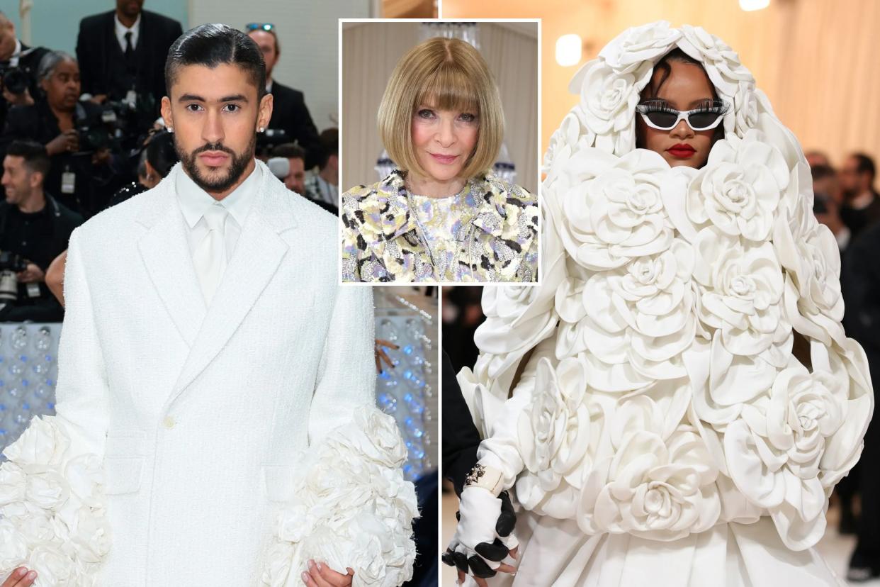 Met Gala 2024: Bad Bunny, Anna Wintour and Rihanna