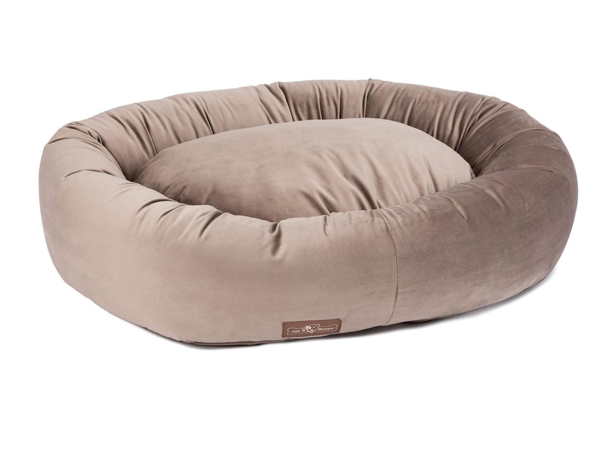 <p><a href="https://jaxandbones.com/collections/bedding/products/vintage-oak-donut-bed?variant=22770198839344" rel="nofollow noopener" target="_blank" data-ylk="slk:Shop Now;elm:context_link;itc:0;sec:content-canvas" class="link rapid-noclick-resp">Shop Now</a></p><p>Vintage Oak Donut Bed</p><p>jaxandbones.com</p><p>$199.00</p>