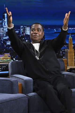<p>Todd Owyoung/NBC via Getty</p> Tracy Morgan on The Tonight Show