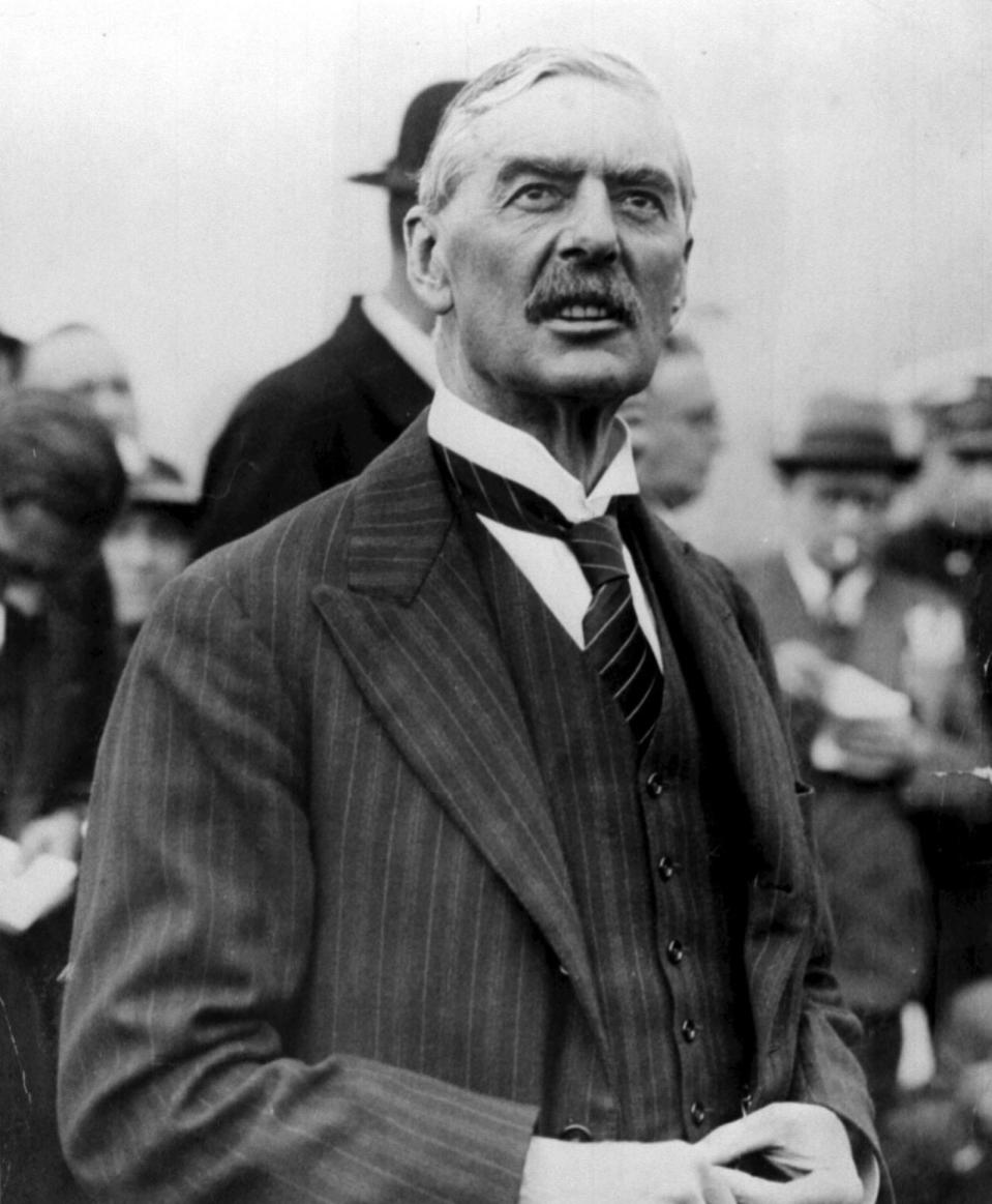 <p>Neville Chamberlain was Prime Minister from 1937 to 1940, and was in office when Britain declared war against Germany in the Second World War. (PA)</p>