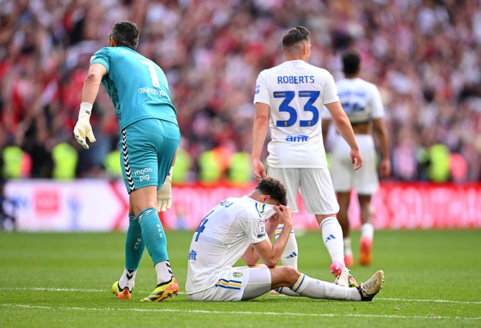 Leeds were beaten 1-0 by Southampton in the Championship play-off final on Sunday (Getty)