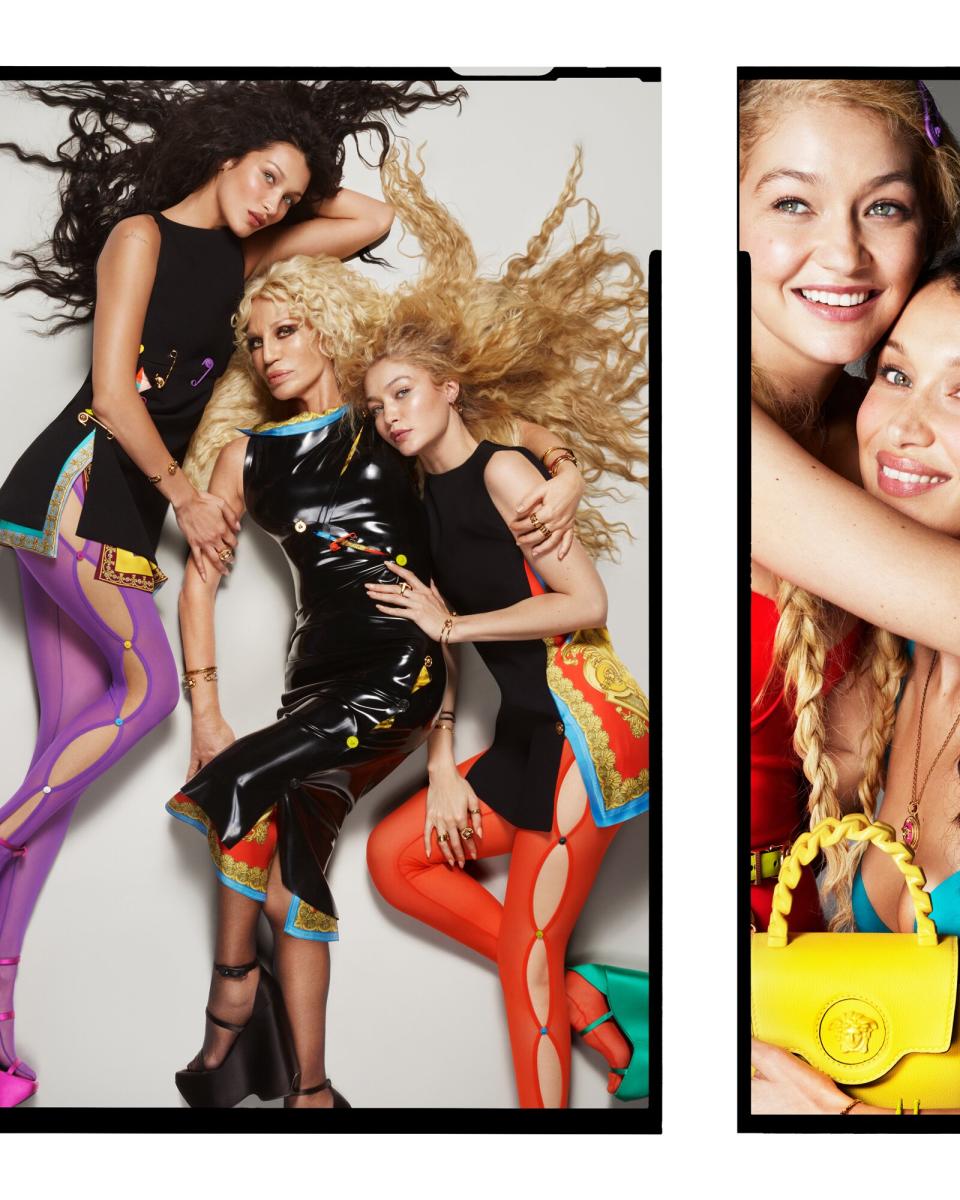 Gigi Bella Hadid Versace Campaign
