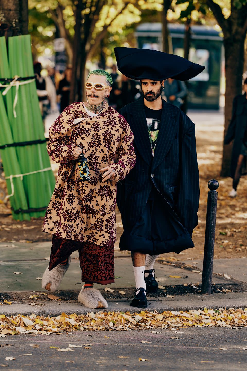 Doja, Naomi, Janet, Oh My! The Final Day of Paris Fashion Week Street Style