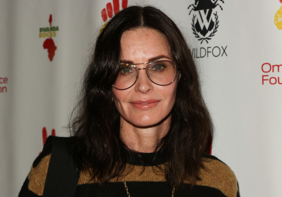 WEST HOLLYWOOD, CALIFORNIA - NOVEMBER 04: Courteney Cox attends the 2nd Annual Gala "Rwanda Rocks" Charity Event at Vibrato Jazz Grill on November 04, 2019 in West Hollywood, California. (Photo by Paul Archuleta/FilmMagic)
