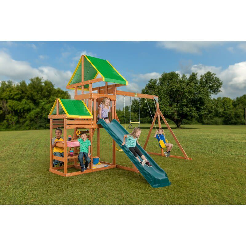 8) Woodlands Swing Set