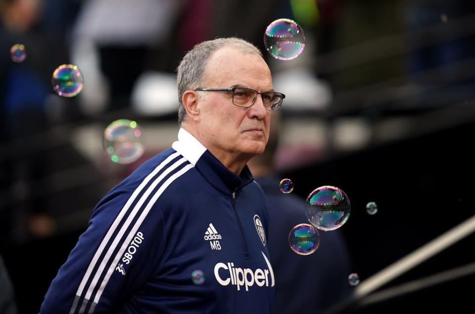 Marcelo Bielsa hailed the desire of his Leeds players (Mike Egerton/PA) (PA Wire)