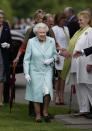 <p>The Queen and her husband Prince Philip are greeted by Sue Biggs as they arrive at the Chelsea Flower Show in 2016.</p>