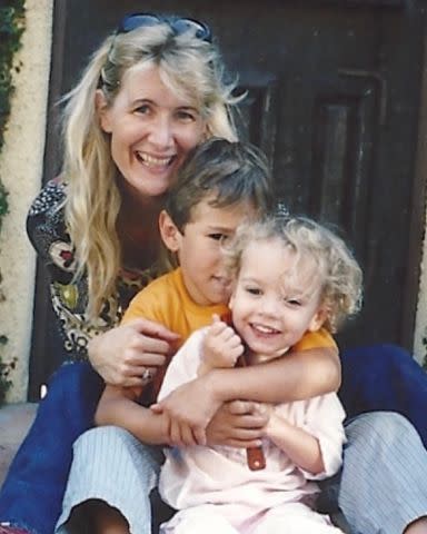 <p>Laura Dern Instagram</p> Laura Dern and her children: Ellery Walker and Jaya.