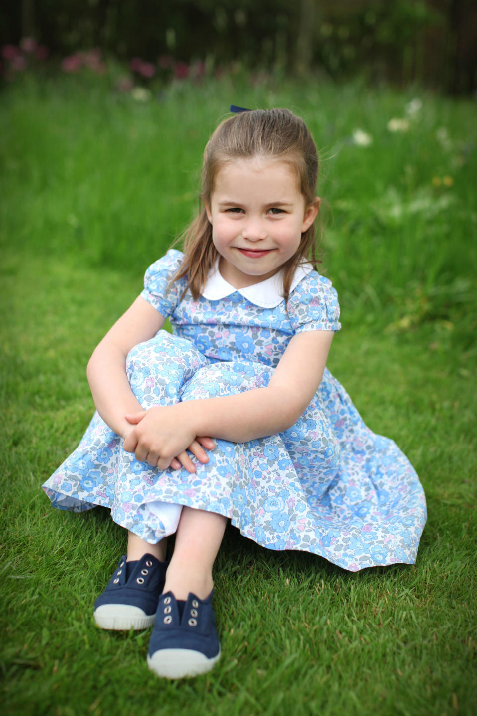 Princess Charlotte pictured at Kensington Palace in April [Photo: The Duchess of Cambridge]