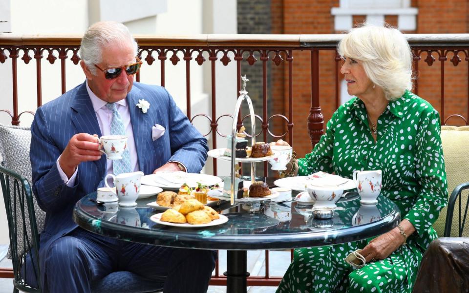 The King will of course allow himself a treat like afternoon tea from time to time - Getty
