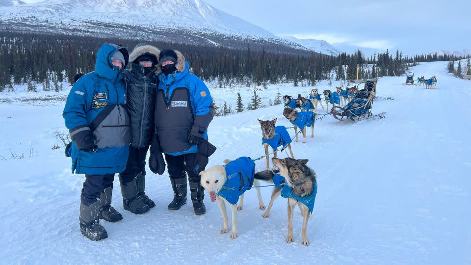 Alaska visitors can learn to mush their own team of huskies on a dog-sledding expedition. - Cody Strathe