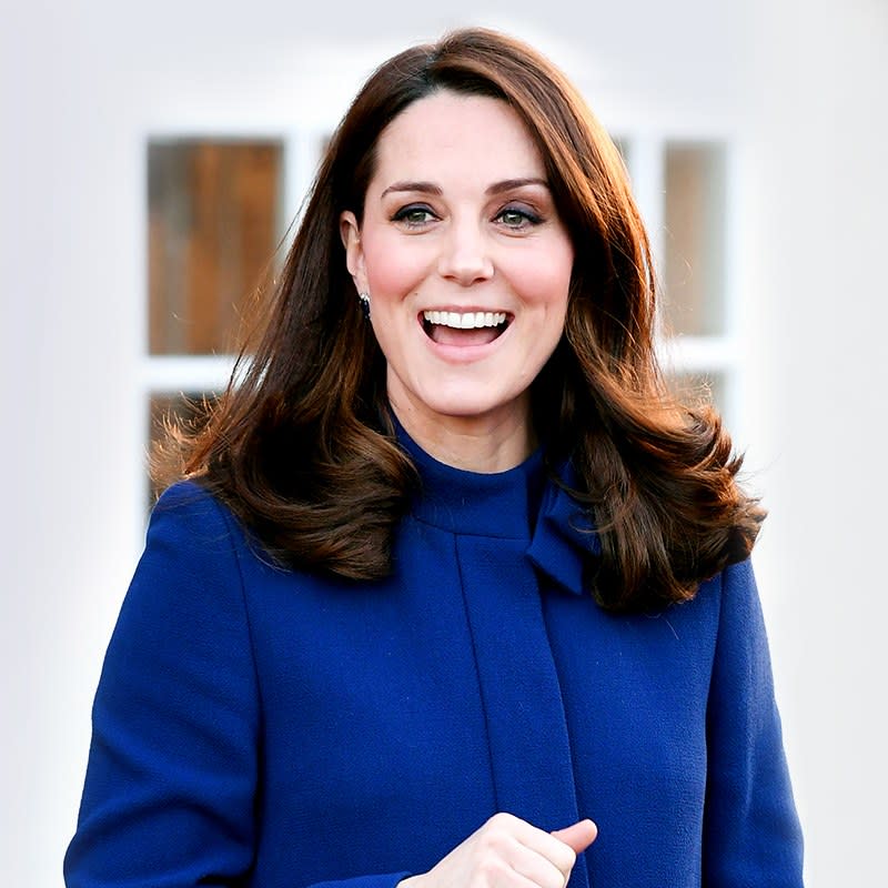 Pregnant Kate Middleton got a henna tattoo on a recent royal visit to Sunderland, England, with her husband, Prince William. The design featured a small flower.