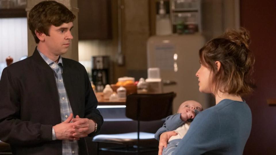 Freddie Highmore and Paige Spara in “The Good Doctor” Season 7 (ABC/Jeff Weddell)