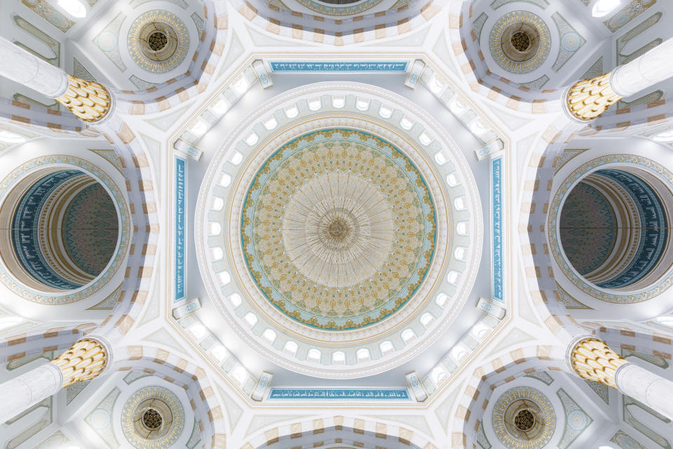 Looking at the heavens: Photographer captures perfectly symmetrical ceilings