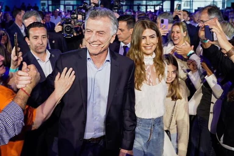 Juliana compartió una tierna imagen con Mauricio (Foto Instagram @mauriciomacri)