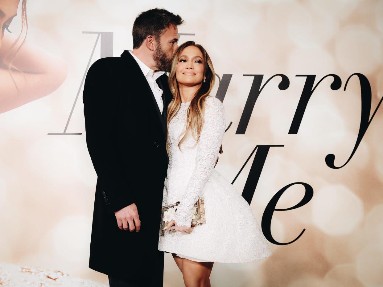 Jennifer Lopez and Ben Affleck got married on Saturday in Las Vegas.