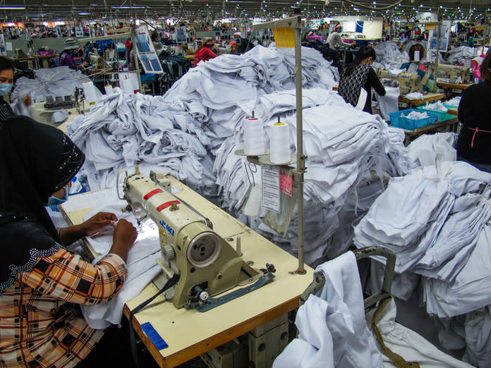 A garment factory in Cambodia.  | Courtesy ReMake