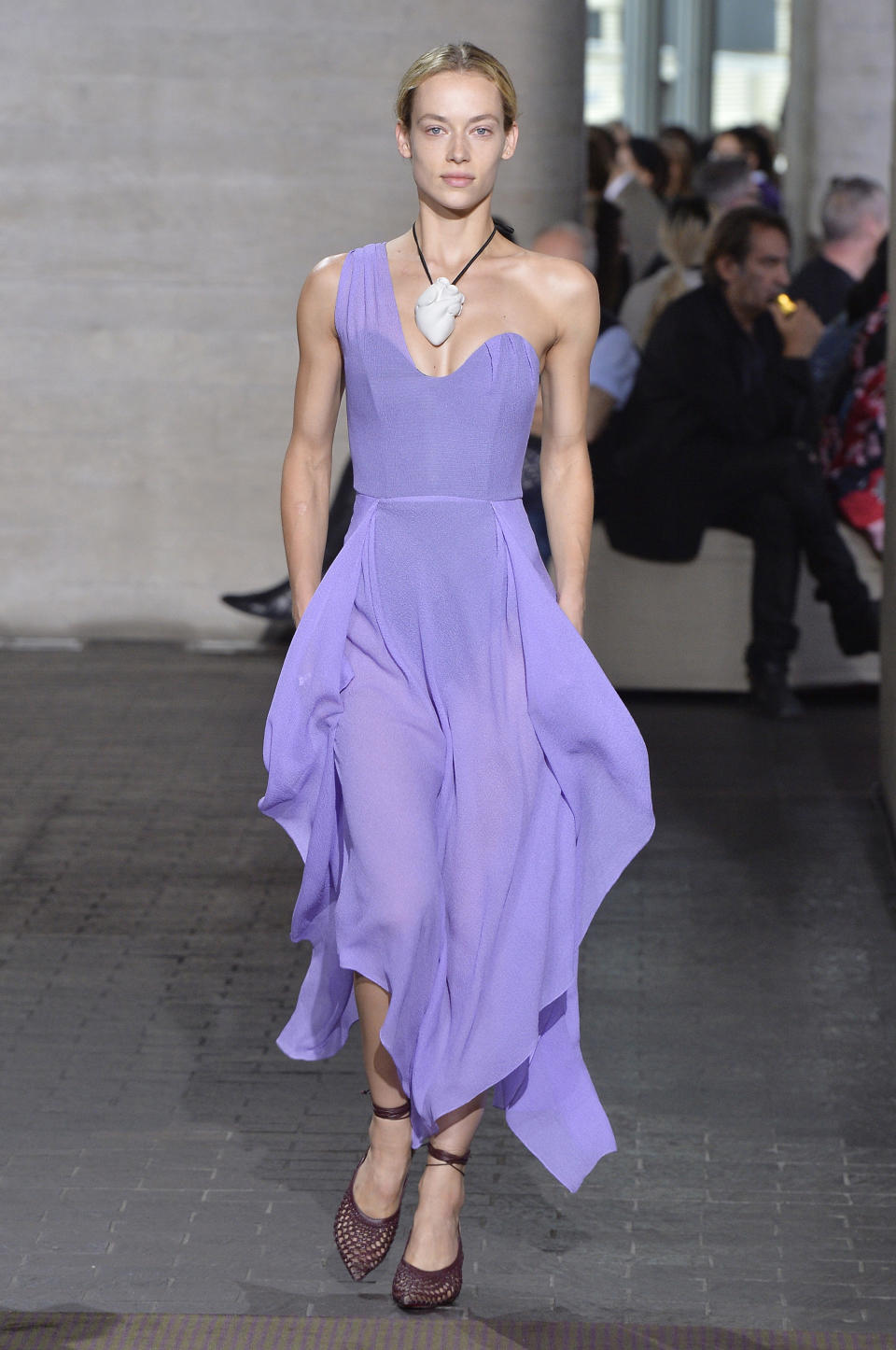 During the Roland Mouret show at London Fashion Week on Sept. 17. (Photo: Catwalking via Getty Images)