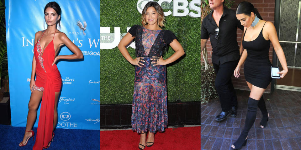 <p>Everything your favorite celebs wore the month of August.</p>