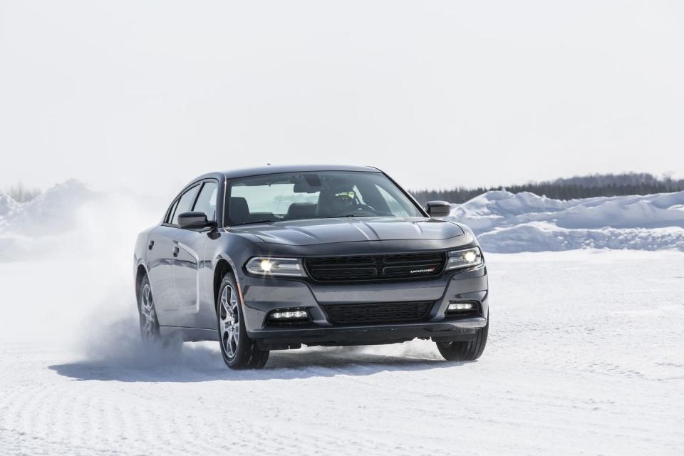 <p><strong>2.74 times</strong> more likely to be stolen than the average 2016–2018 model<br></p><p>Who knew that thieves seek out the peace of mind and extra foul-weather traction all-wheel drive provides just like the rest of us? The proof is in the Dodge Charger: The all-wheel-drive version is more likely to be nabbed than the rear-wheel-drive model. </p>