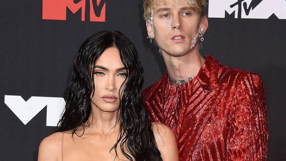 梅根福克斯（Megan Fox）與機關槍凱利（Machine Gun Kelly）宣布訂婚。（圖／達志影像）