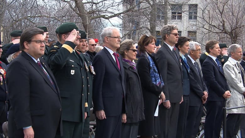 Vimy memorial in NDG park inaugurated on 100th anniversary of battle