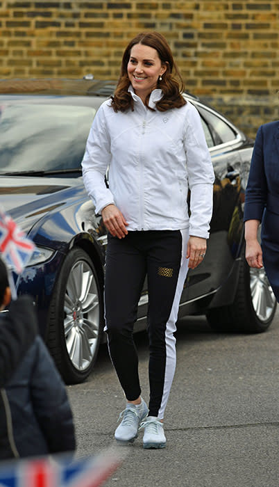 Kate Middleton spotted wearing a tracksuit