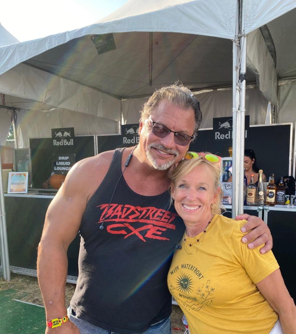 Al Snow and Kirby Adams at 2023 Bourbon and Beyond Music Festival, Louisville, Kentucky