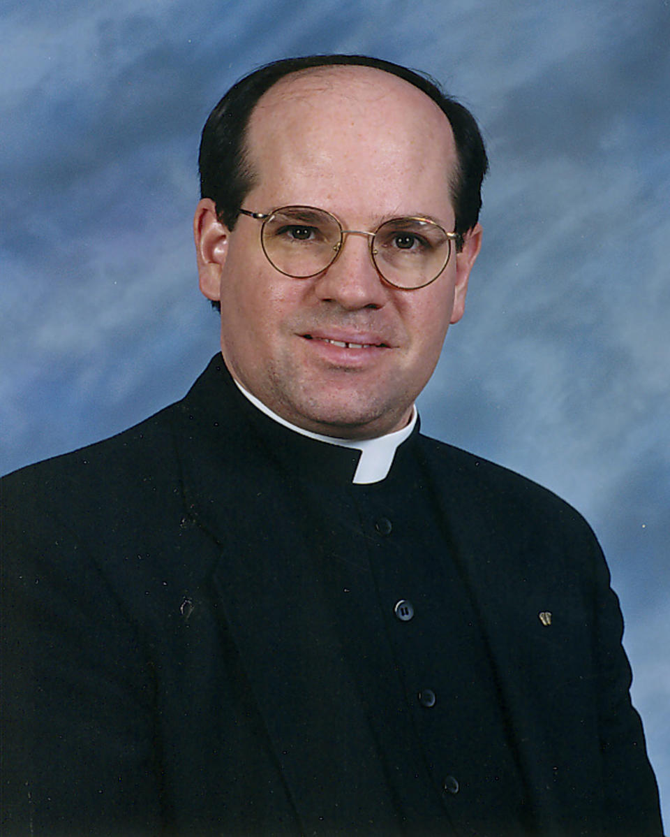 This image provided by the Archdiocese of Omaha shows the Rev. Stephen Gutgsell. (Archdiocese of Omaha via AP)