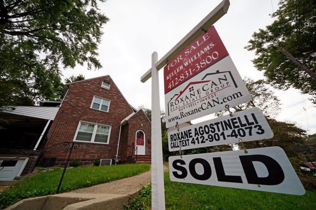 Home Sales (Copyright 2021 The Associated Press. All rights reserved)