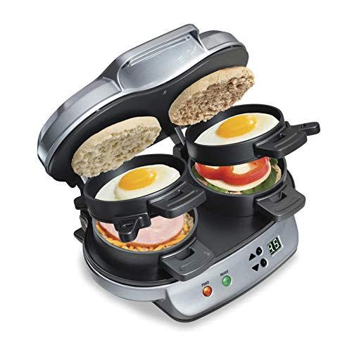 32) Dual Breakfast Sandwich Maker