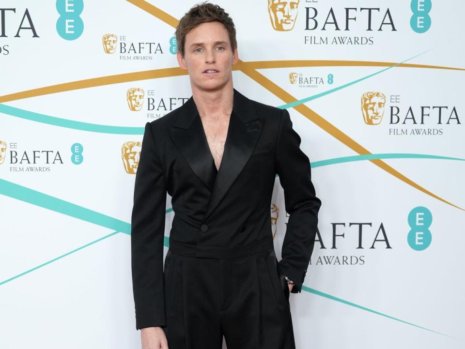 Eddie Redmayne at the Baftas (Getty)