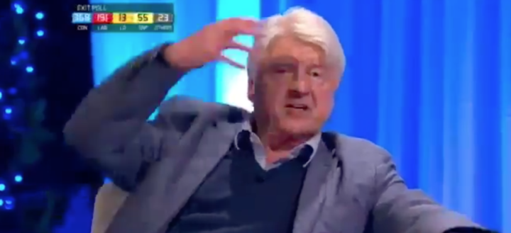 Stanley Johnson's suggestion about burkas did not go down well on the show (Picture: Channel 4)