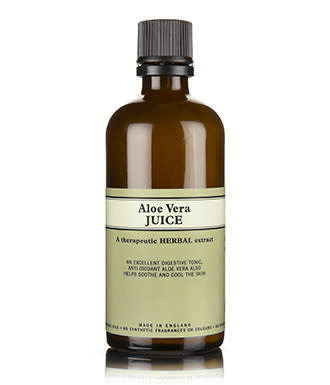 <p>We all know Aloe Vera mainly for skin concerns but did you know it’s an excellent digestive tonic as well? Also, if you’re feeling a bit flush after your big meal, this multi-use tonic can be used to cool the skin as well. <a rel="nofollow noopener" href="http://tidd.ly/885e7c0b" target="_blank" data-ylk="slk:Buy here" class="link ">Buy here</a> </p>
