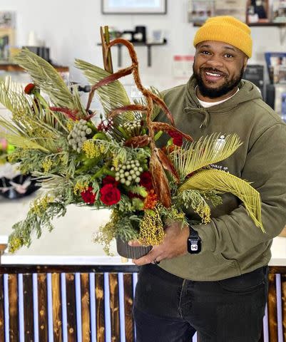 <p>Black Men Flower Project</p> George Davis Jr. a coffee shop owner nominated by a coffee industry colleague