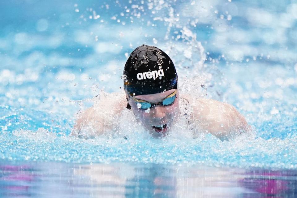 In contention - Laura Stephens is in line to compete at this summer's Paris Olympics after finishing second in the women's 200m butterfly race at the British Championships <i>(Image: PRESS ASSOCIATION)</i>