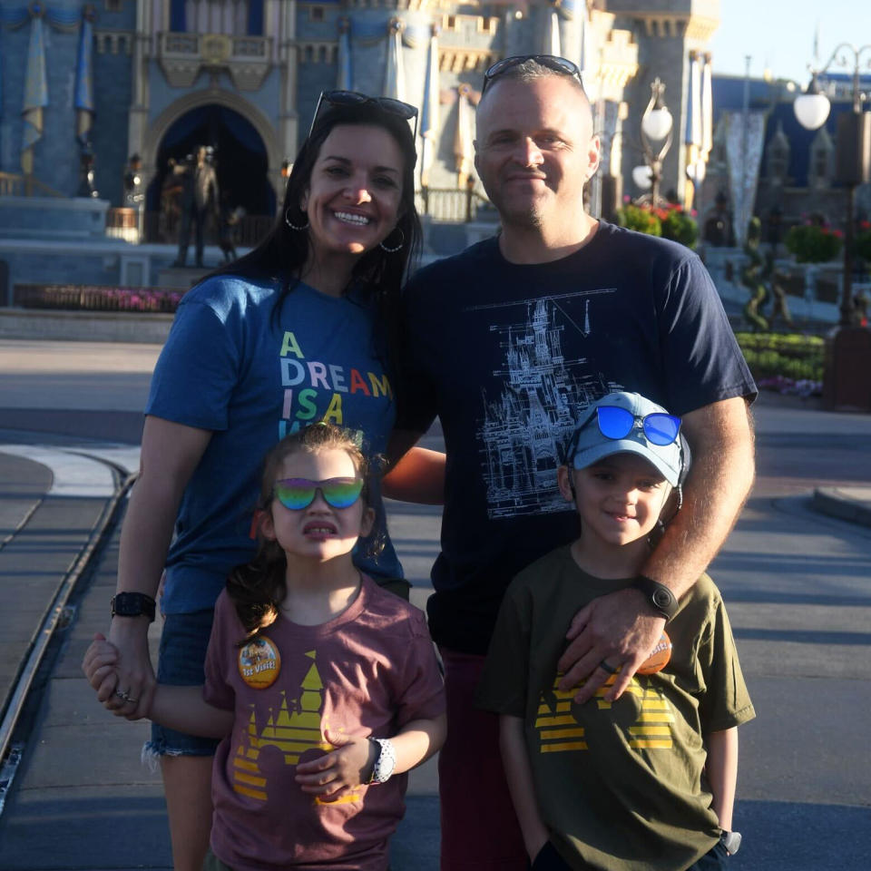 Amy Farrior with her husband and their two kids. (Courtesy Amy Farrior)