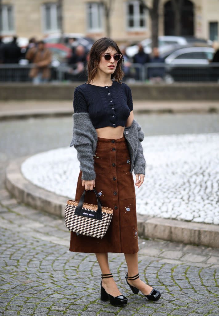 Suede Skirts