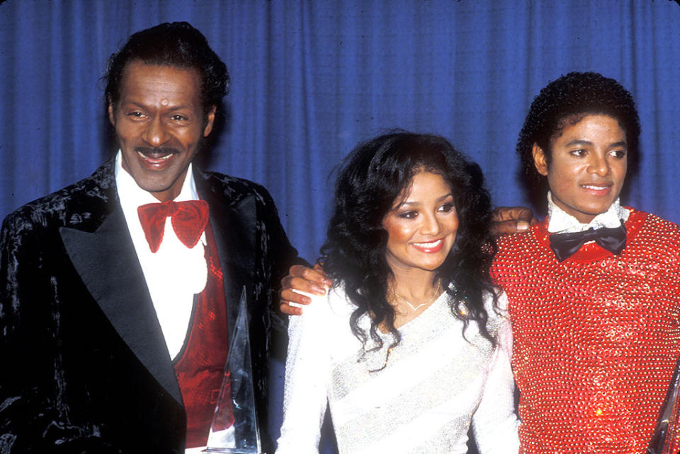 Chuck Berry, LaToya Jackson and Michael Jackson