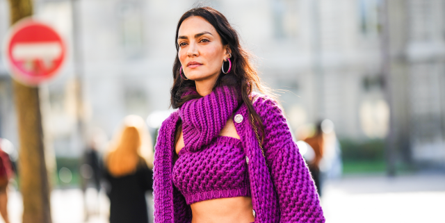 Chunky Knitted Scarf + Cream Snow Boots, The Sweetest Thing