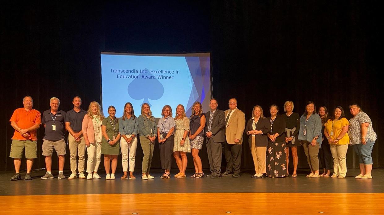 Recently hired Granville Exempted Village School District employees attend the district's convocation on Aug. 17. The district hired 25 employees ahead of the 2023-24 school year.