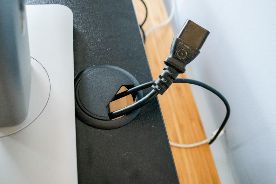 Standing desk converters