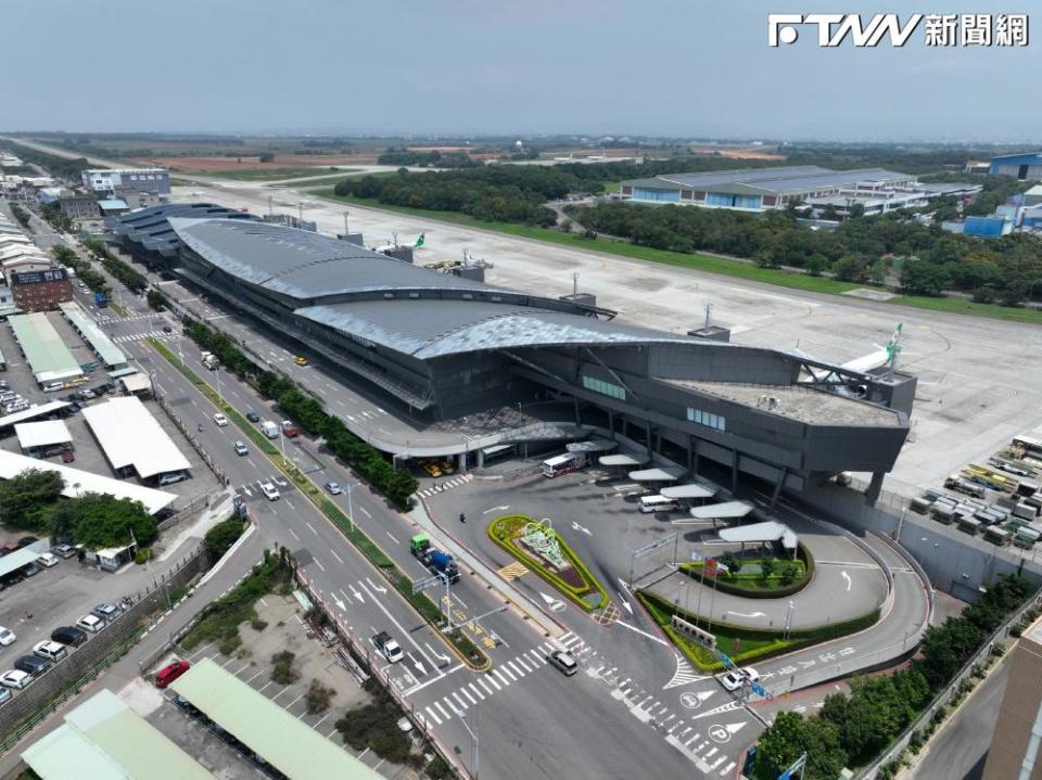今年7月起，台灣虎航也預計開航台中至東京成田、名古屋及韓國釜山航線，圖為台中國際機場。（圖／台中市觀旅局）