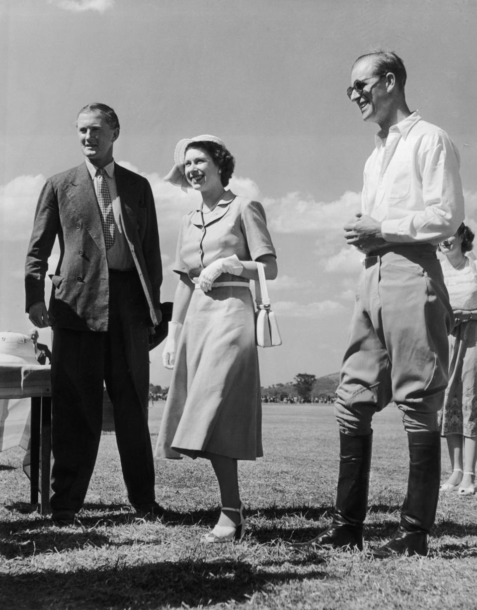 Attending a Polo match in Nyeri, Kenya. [Photo: Getty]