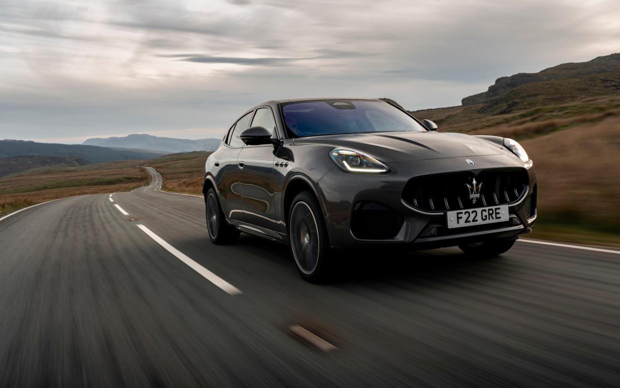 The Maserati Grecale: a trademark trio of vents in the wings pull the eye along the body curves