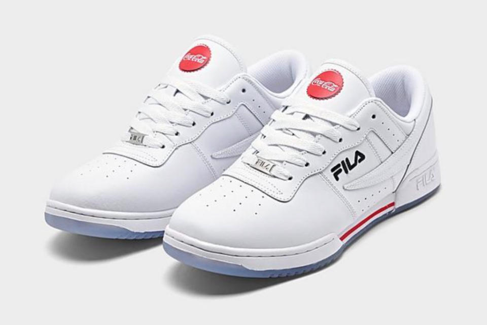 Fila x Coca-Cola Men's Original Fitness Shoes, White Sneakers