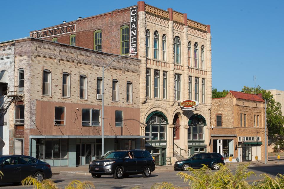 The historic Thacher Building, 112 S.E. 8th Ave., is currently owned by Jeff Carson and his business partner Greg Ready. It was built in 1888 for $40,000 by architect John Gideon Haskell, who also designed the Kansas Statehouse.