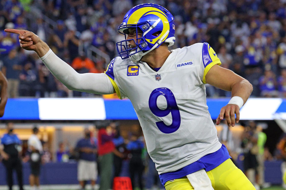 Next Gen Stats: Rams QB Matthew Stafford's 5 Most Improbable Completions  From 2021 Regular Season 