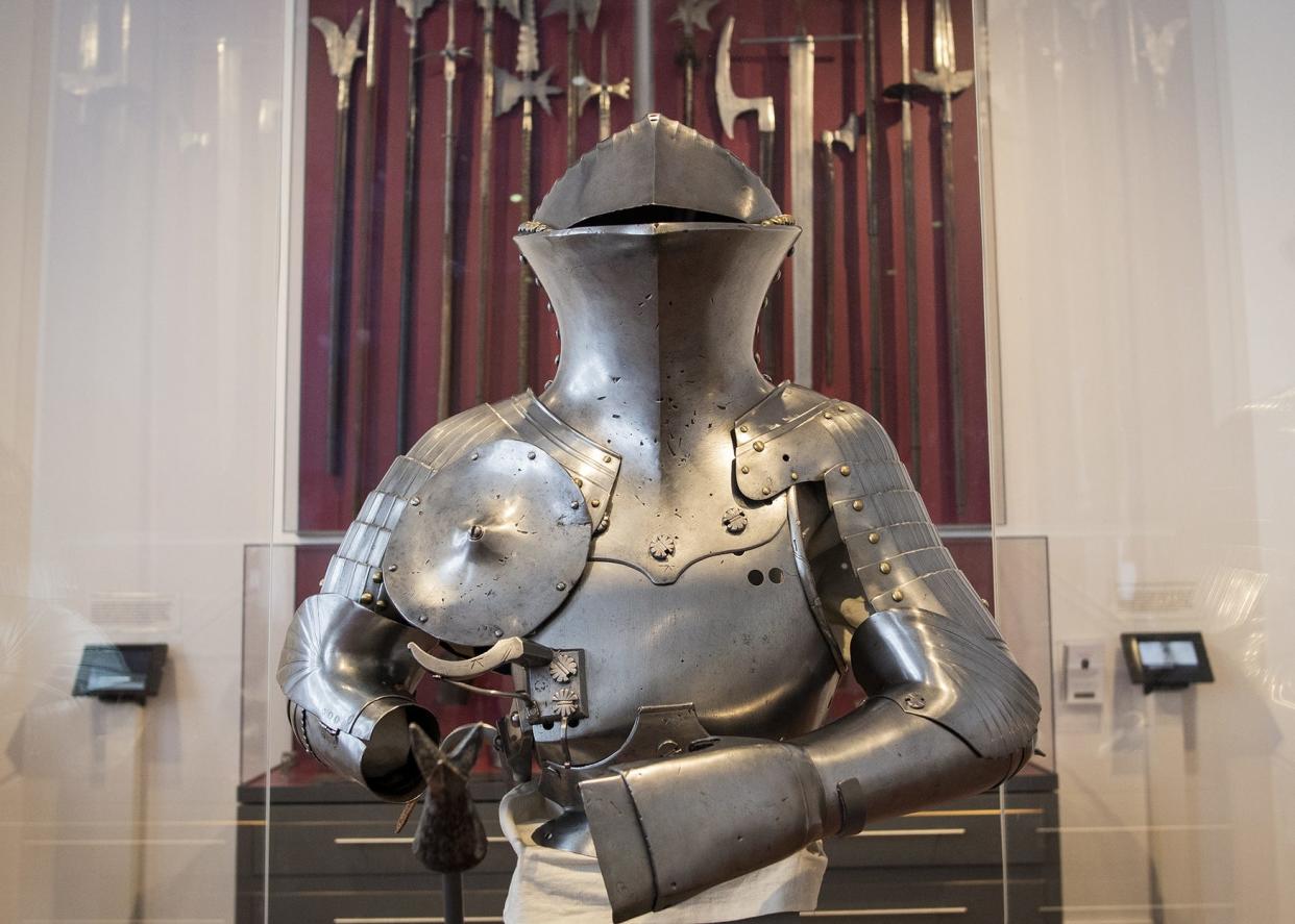 A suit of armor from the former Higgins Armory Museum is part of the collection now at the Worcester Art Museum The galleries presenting the Higgins Armory Collection will span approximately 5,000 square feet and make a substantial amount of the entire collection accessible to the public.